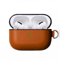 Чехол для AirPods Pro Leather Case Saddle brown